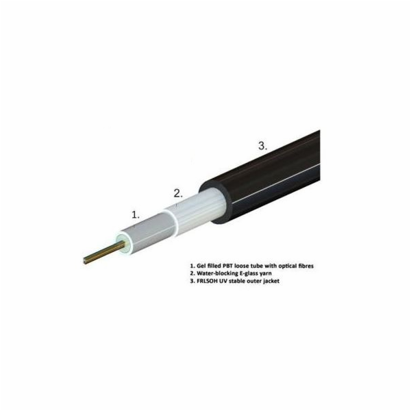 24vl. 50/125um kabel gelový UNIV LSOH CLT OM3