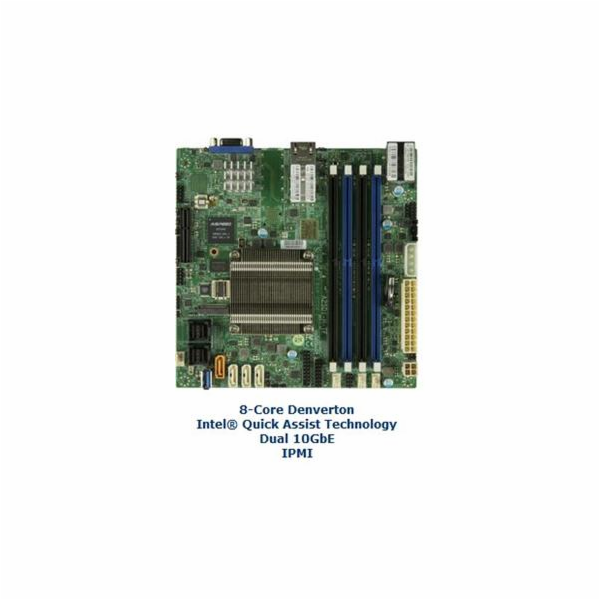 SUPERMICRO mini-ITX MB Atom C3758 (8-core), 4x DDR4 ECC D...