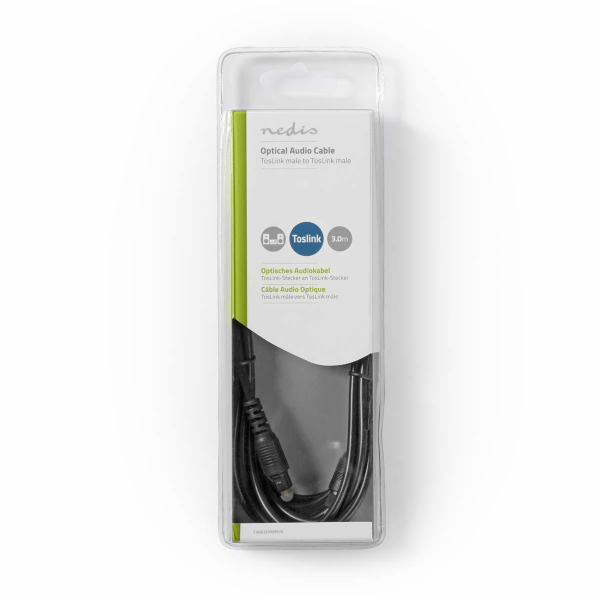 Nedis CAGB25000BK30 - Optický Audiokabel | TosLink Zástrč...