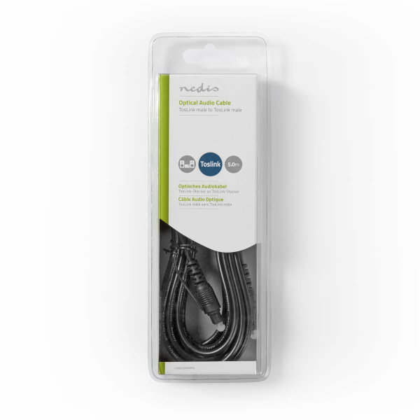 Nedis CAGB25000BK50 - Optický Audiokabel | TosLink Zástrč...
