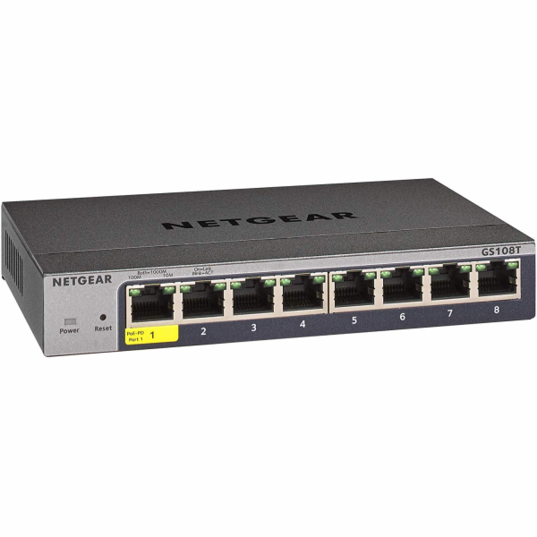 Netgear GS108T Netgear 8P GE SMART MANAGED PRO SWITCH