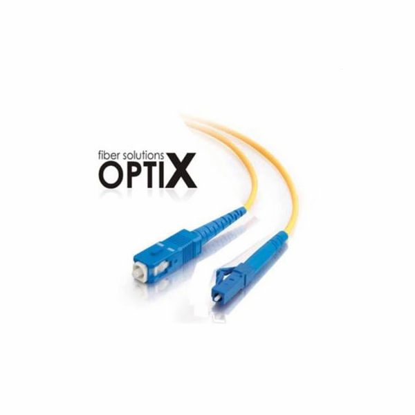 OPTIX LC/UPC-SC/UPC Optický patch cord 09/125 2m Simplex ...