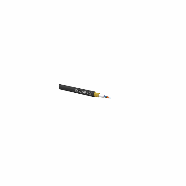 Zafukovací kabel MINI 8vl 9/125 HDPE Fca černý, cena za metr