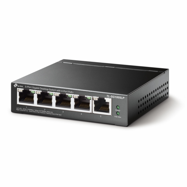TP-Link TL-SG1005LP TP-Link switch TL-SG1005LP (5xGbE, 4x...