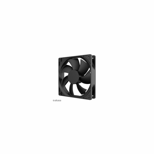AKASA ventilátor Smart Black, 12cm fan, HD bearing