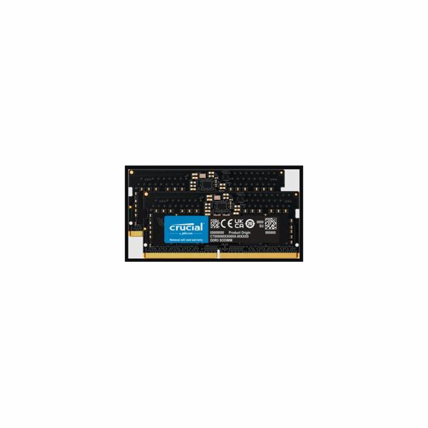 Crucial - DDR5 - sada - 16 GB: 2 x 8 GB - SO-DIMM 262 pin...