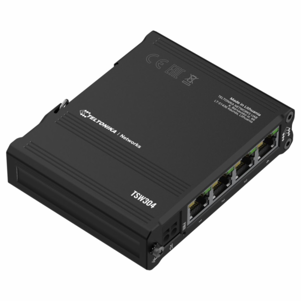 Teltonika ETHERNETOVÝ Switch NA DIN LIŠTU - TSW304