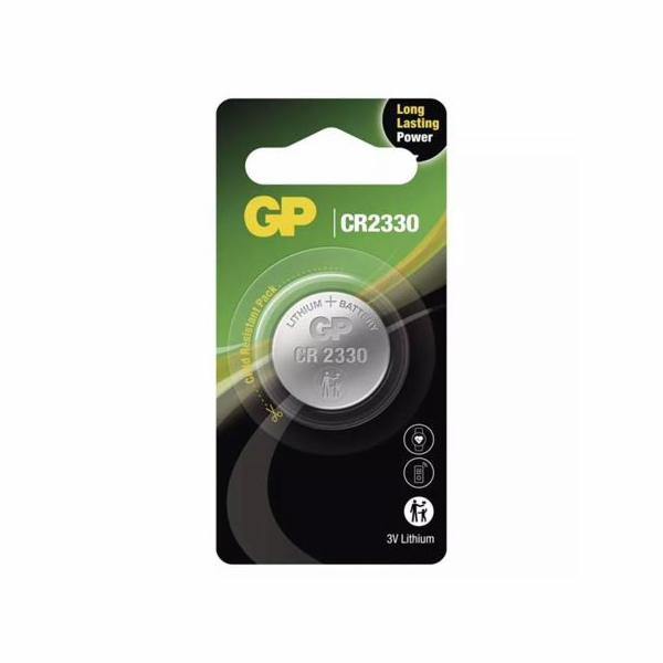 GP CR2330 (23,0 × 3,0 mm) - 1 ks