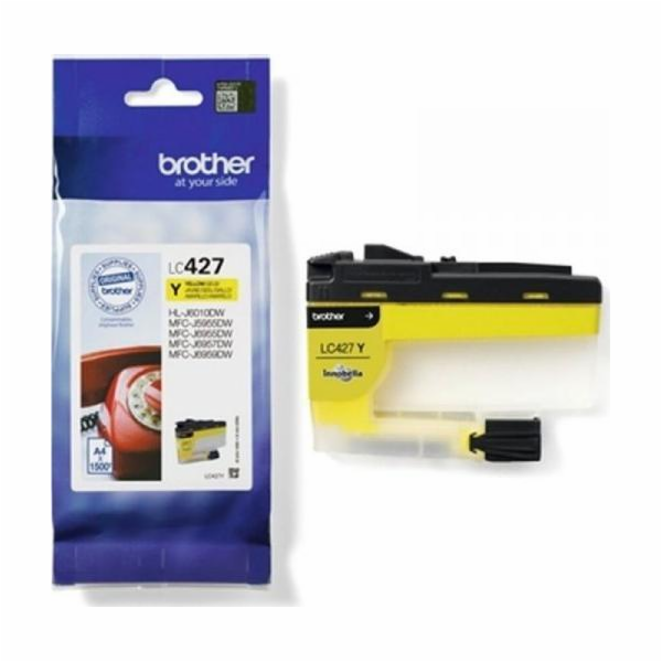 BROTHER INK LC-427Y - cca 1500 stran, pro MFC-5955 6955 6...