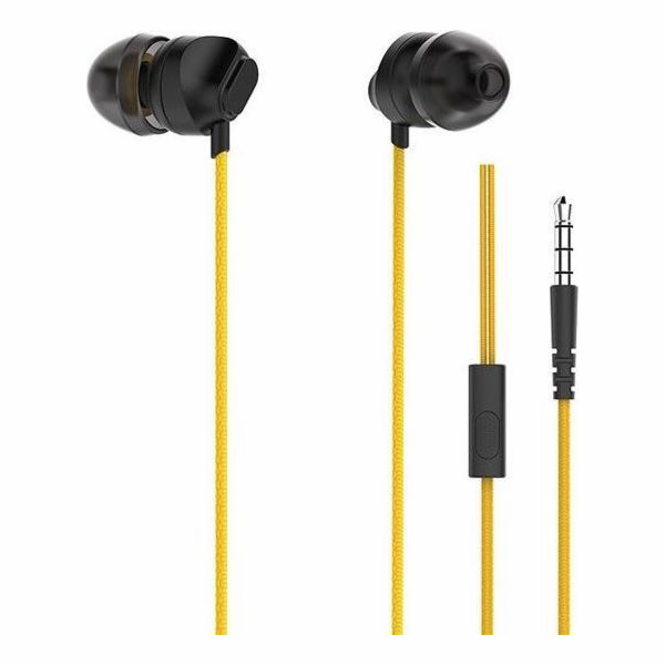 SOMOSTEL SMS-CS04 Headset Wired In-ear Calls/Music Yellow