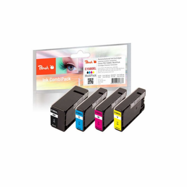 PEACH Multipack CANON PGI-1500XL B,C,M,Y PI100-256