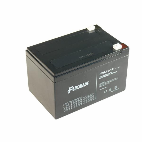 FUKAWA akumulátor FW 12-12 (12V; 12Ah; faston 6,3mm; živo...