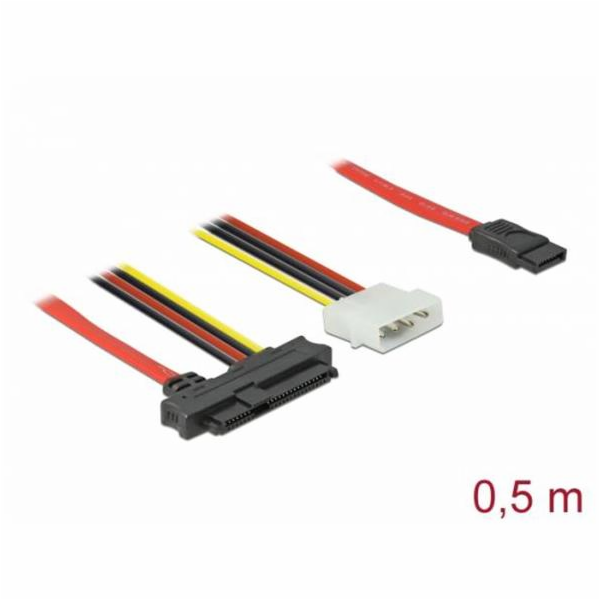 DeLOCK Adapterkabel SAS SFF-8482 > SATA 7Pin