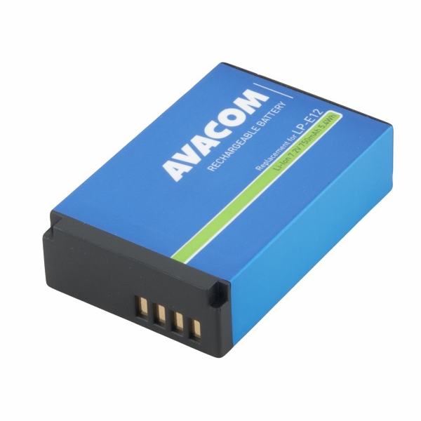 AVACOM Náhradní baterie Canon LP-E12 Li-Ion 7.2V 750mAh 5...