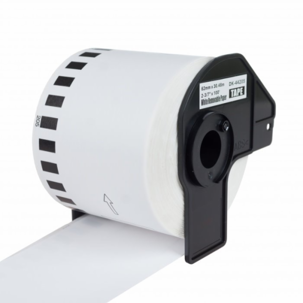 PRINTLINE kompatibilní etikety s Brother DK-44205, bílá p...