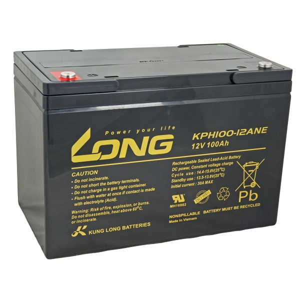 Baterie Long  12V 100Ah M6 DeepCycle (KPH100-12ANE)