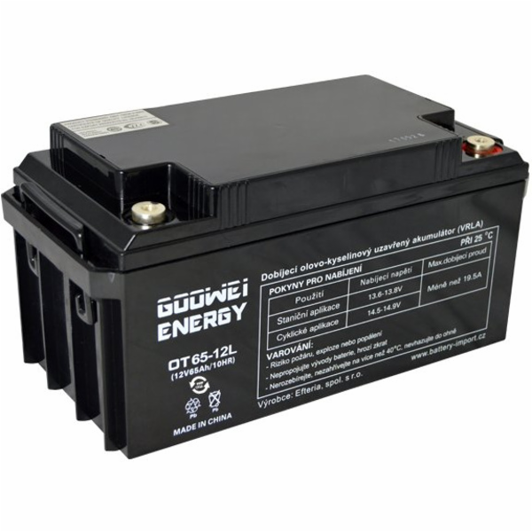 GOOWEI ENERGY Pb záložní akumulátor VRLA GEL 12V/65Ah (OT...