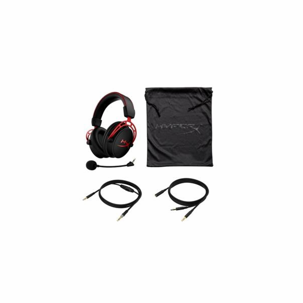 HyperX Cloud Alpha Wireless RED GAM HEADSET - Sluchátka k PC