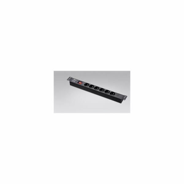 Eurocase zásuvka GA-3106 typ E šetinásobná, 1,7m, C13- Sc...