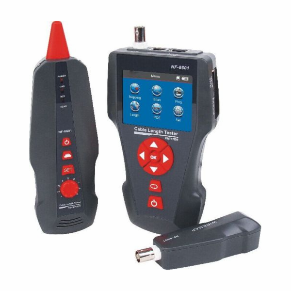 W-Star Tester kabelů UTP WSNF8601,CAT5, CAT6, detektor ka...