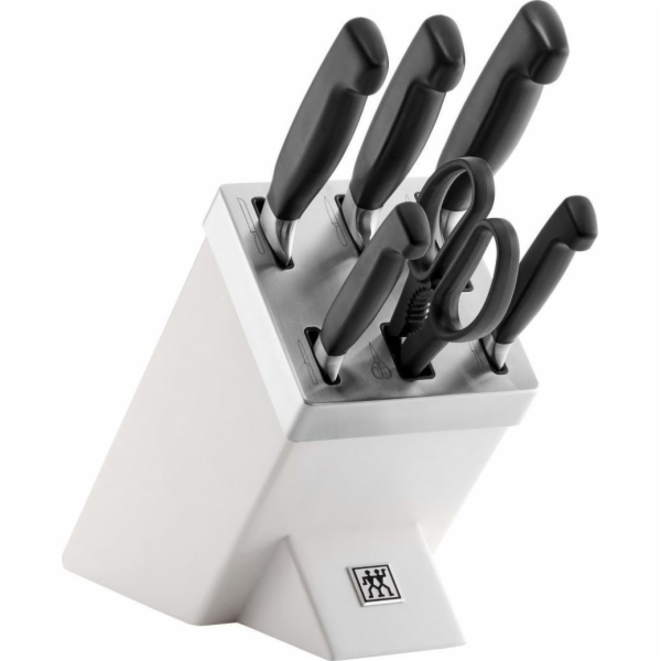 Zwilling čtyřhvězdičkový blok na nože 7 kusů. bílý