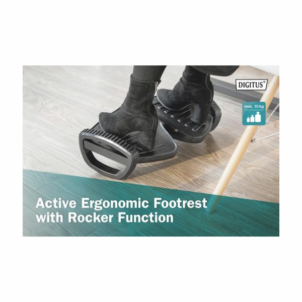 DIGITUS aktivní ergonomická operka nohou s funkcí kolébání