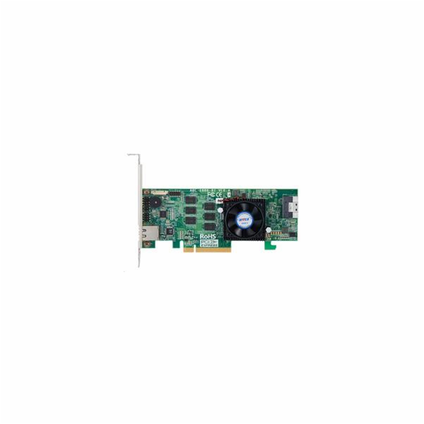 ARECA Tri-mode RAID card 8-port int. (SFF-8654) 8GB DDR4,...