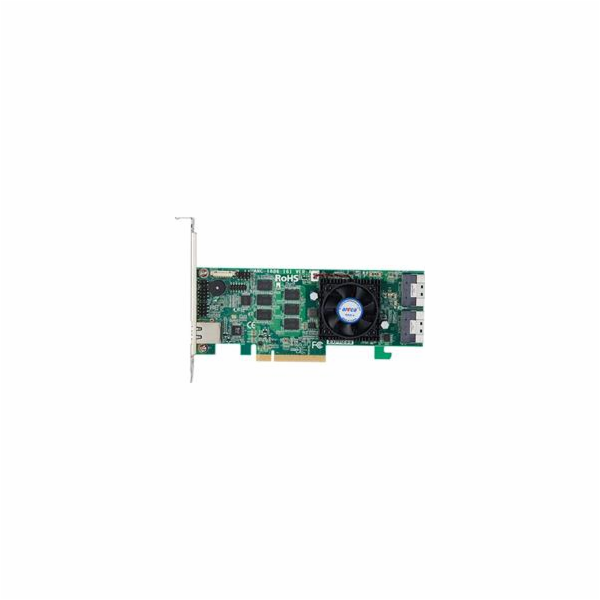 ARECA Tri-mode RAID card 16-port (2x SFF-8654) 8GB DDR4, ...