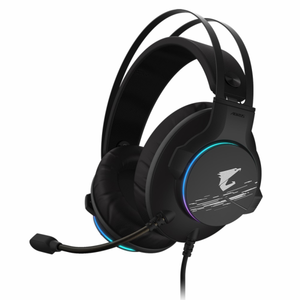 GIGABYTE sluchátka s mikrofonem AORUS H1, headset, USB