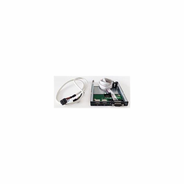 SUPERMICRO Black USB/COM port tray in slim DVD bay,RoHS/R...
