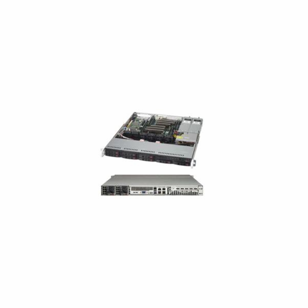 Supermicro CSE-113MFAC2-R606CB SUPERMICRO 1U chassis 8x 2...