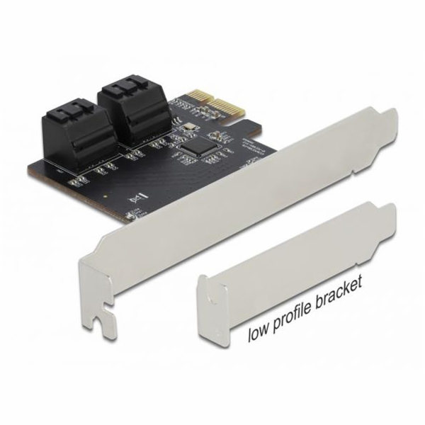 Delock - Řadič úložiště - SATA 6Gb/s - nízký profil - PCI...