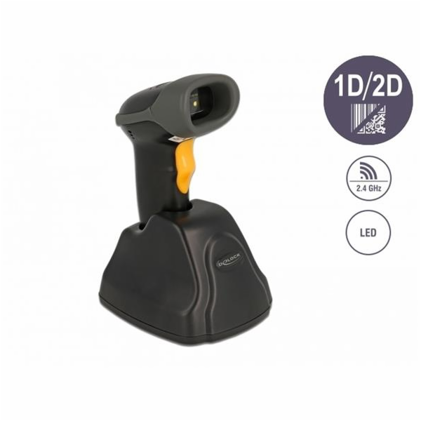 Delock - Skener čárového kódu - přenosný - 200 sken / s -...