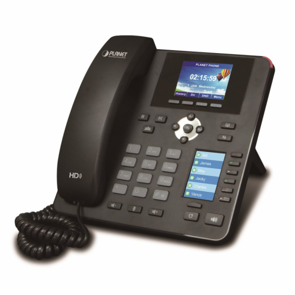Planet VIP-2140PT VoIP telefon, G.722 HD, LCD+DSS displej...