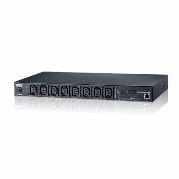 Aten PE7108 15A/10A 8 výstupů 1U s měřením zásuvek eco PD...