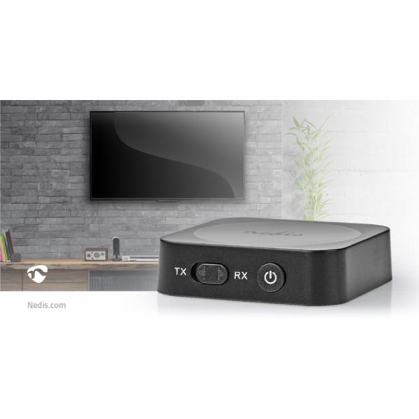 NEDIS bezdrátový audio vysílač a přijímač/ Bluetooth 4.2/...