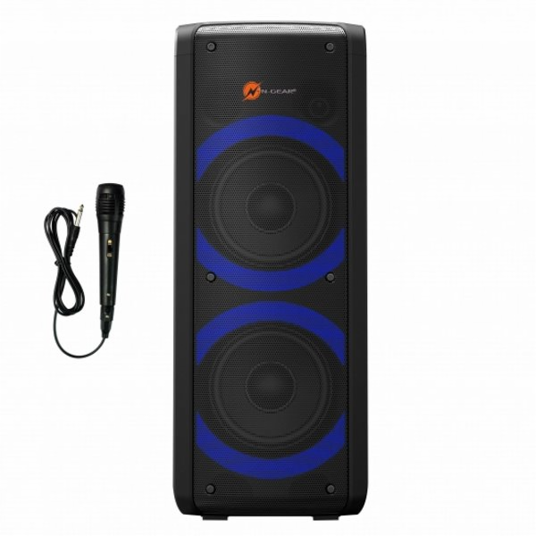 N GEAR PARTY LET`S GO PARTY SPEAKER 72 BT 450W Disco LED ...