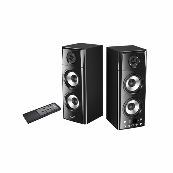 GENIUS reproduktory SP-HF2800 BT/ 2.0/ 60W/ Dřevěné/ Blue...