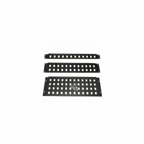 Eurocase panel na kabely RGA-28-1U 19"  - 12 port