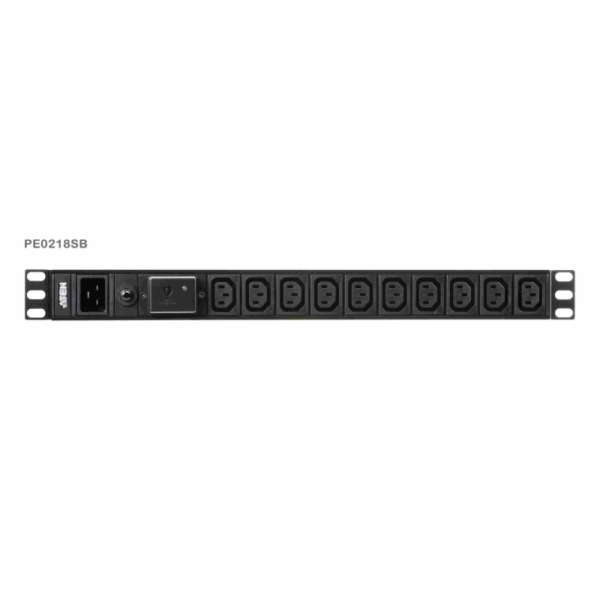 Aten PE0218S 1U Basic PDU s přepěťovou ochranou 10A Vstup...