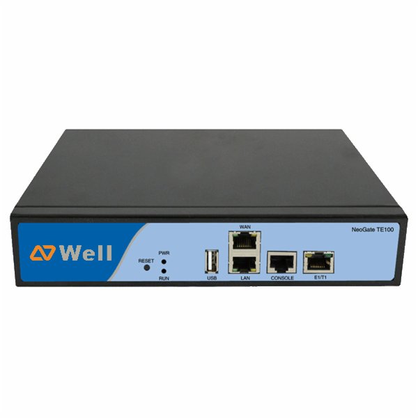 Yeastar NeoGate TE100, IP/ISDN30 brána, 1x PRI, 1x LAN