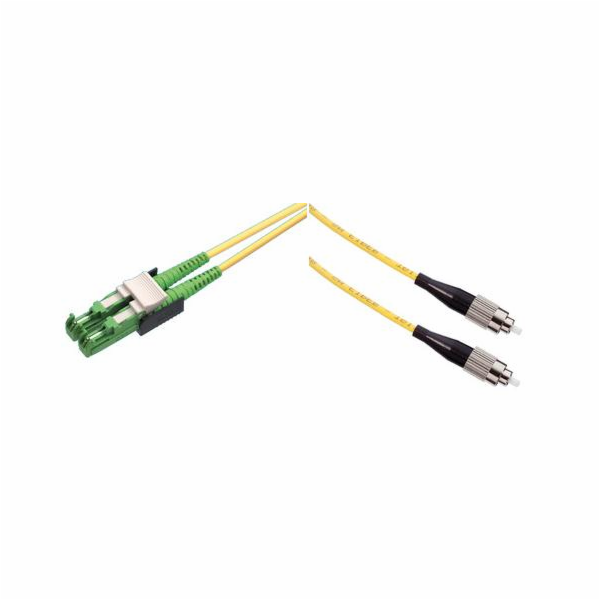 Patchcord FO duplex E2000/APC-FC/PC 9/125  2m, OS2