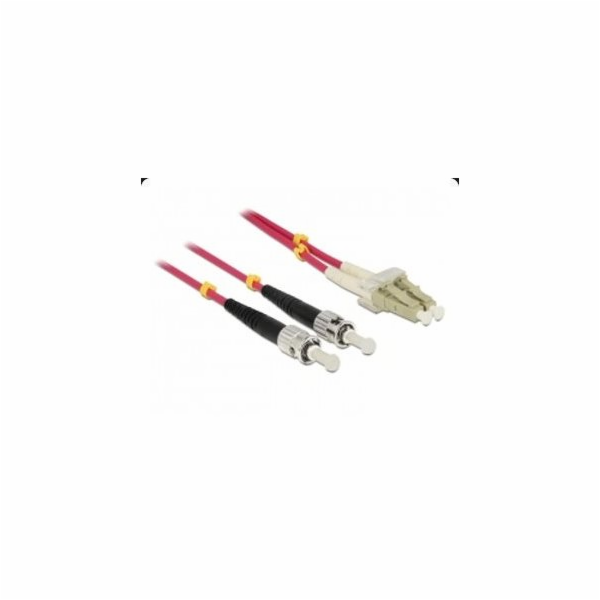 OPTIX LC-ST Optický patch cord 50/125 5m OM4 Duplex