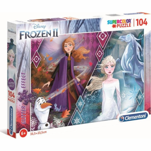 Clementoni Puzzle 104 Glitter Frozen 2 Glitter