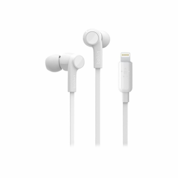 Belkin SOUNDFORM Sluchátka s lightning konektorem - bílá