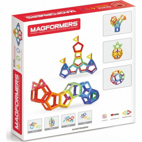 Magformers MAGFORMERS BASIC 62el BLOCKS kat.č.701007