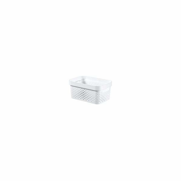 Box Curver Infinity Dots 4,5L bílý