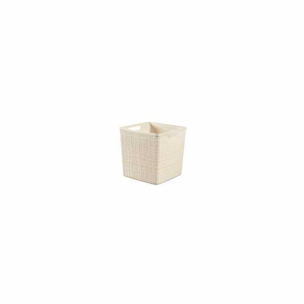 Box Curver Jute Cube 17L béžový