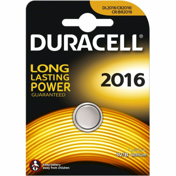 Duracell Lithium CR2016, 2 Stück