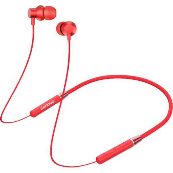 Červená bluetooth sluchátka do uší HE05